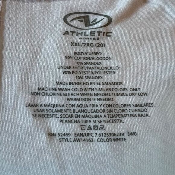 Athletic Works White Mini skirt skort XXL - Picture 3 of 7